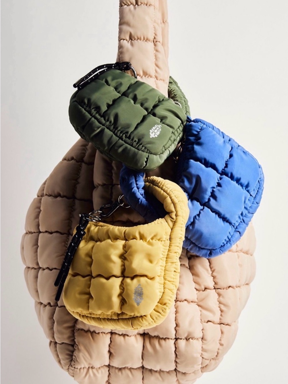 FP Movement by Free People Chocolate Brown Quilted Mini Shoulder Bag - Picture 7 of 7